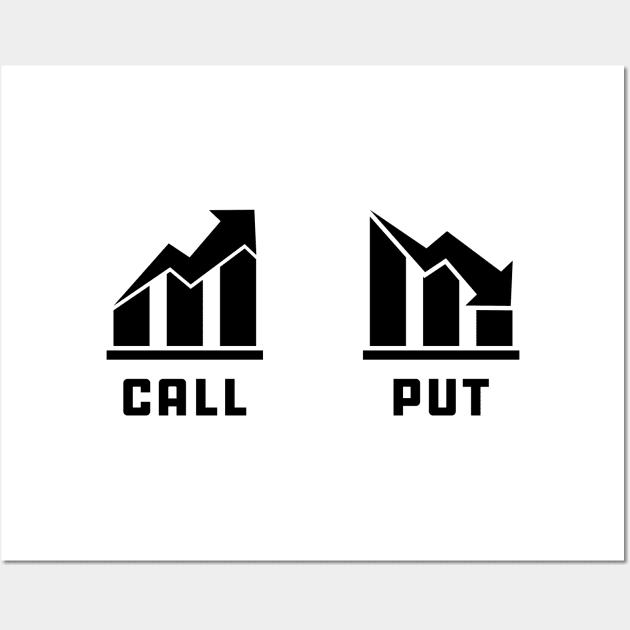 Binary Option Trader - Call Put Wall Art by KC Happy Shop